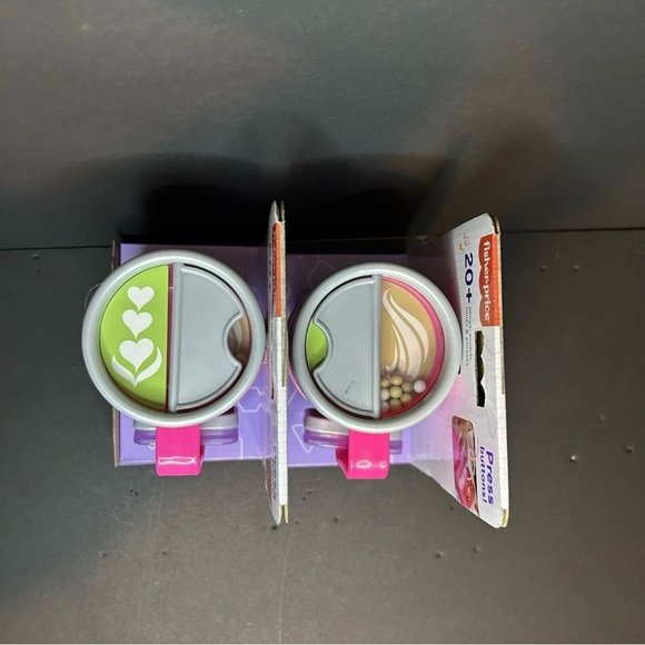 2 NIB Fisher Price Laugh Learn Wake Up & Learn Coffee Mug Age 6-36 months - Picture 5 of 7